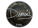 Sticker | dennis (Foil) | Katowice 2019 Item Image
