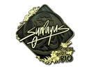 Sticker | SunPayus (Gold) | Rio 2022 Item Image
