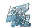 Sticker | k0nfig | Atlanta 2017 Item Image