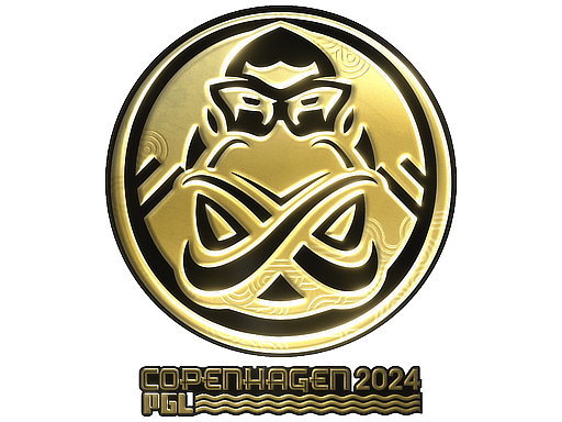 Sticker | ENCE (Gold) | Copenhagen 2024 Item Image