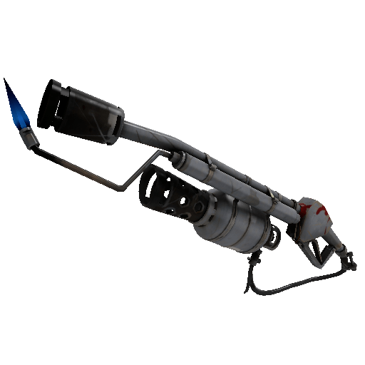 Steel Brushed Flame Thrower (Well-Worn)
