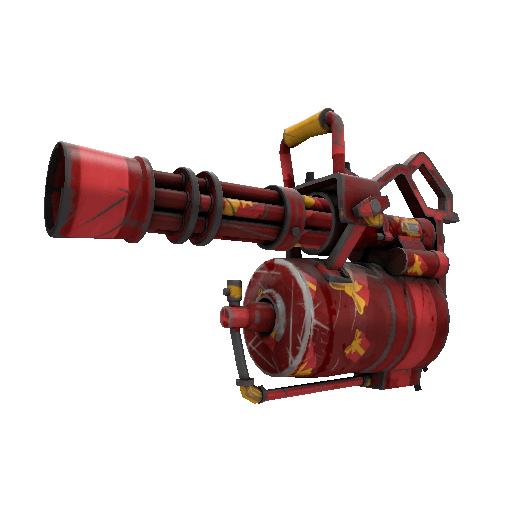 Gift Wrapped Minigun (Battle Scarred)