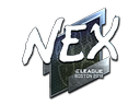 Sticker | nex (Foil) | Boston 2018 Item Image