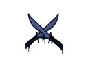 Sealed Graffiti | X-Knives (SWAT Blue) Item Image
