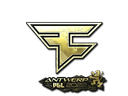 Sticker | FaZe Clan (Gold) | Antwerp 2022 Item Image