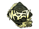 Sticker | maden (Gold) | Rio 2022 Item Image