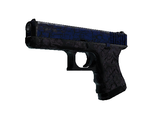 Glock-18 | Blue Fissure (Battle-Scarred) Item Image