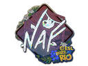 Sticker | NAF (Glitter) | Rio 2022 Item Image