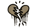 Sealed Graffiti | Broken Heart (Dust Brown) Item Image