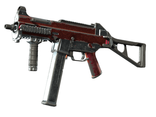 UMP-45 | Crimson Foil (Battle-Scarred) Item Image