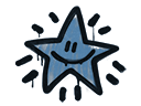 Sealed Graffiti | Shining Star (Monarch Blue) Item Image