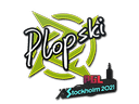 Sticker | Plopski | Stockholm 2021 Item Image