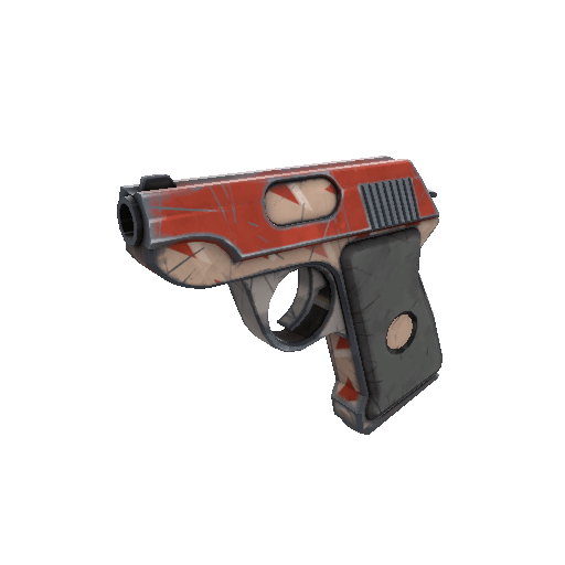Unusual Hot Team Charged Pistol (Field-Tested) Item Image