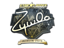 Sticker | ZywOo (Gold) | Berlin 2019 Item Image