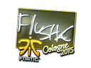 Sticker | flusha (Foil) | Cologne 2015 Item Image