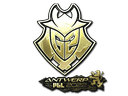 Sticker | G2 Esports (Gold) | Antwerp 2022 Item Image
