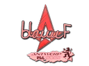Sticker | blameF (Holo) | Antwerp 2022 Item Image
