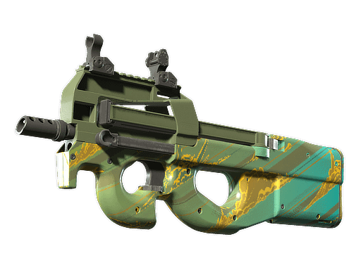 P90 | Mustard Gas (Minimal Wear) Item Image