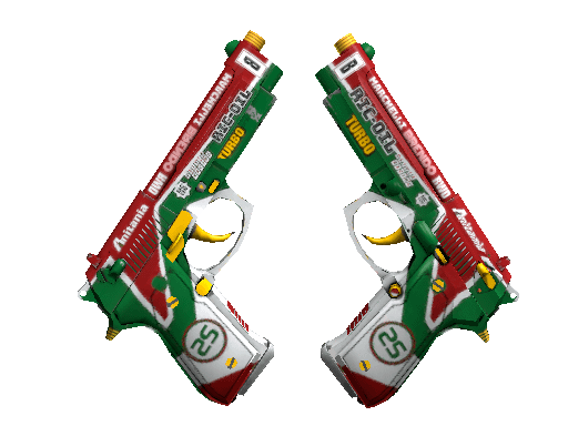 Dual Berettas | Twin Turbo (Field-Tested) Item Image