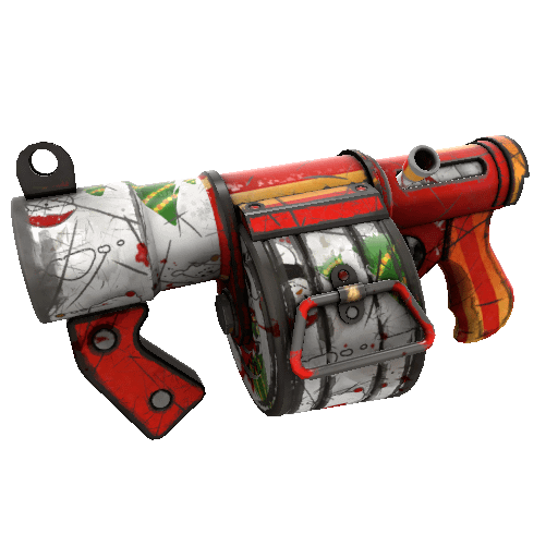 Unusual Hot Snow Globalization Stickybomb Launcher (Battle Scarred)