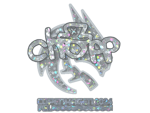 Sticker | chopper (Glitter) | Copenhagen 2024 Item Image