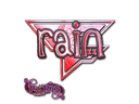 Sticker | rain (Holo) | Paris 2023 Item Image