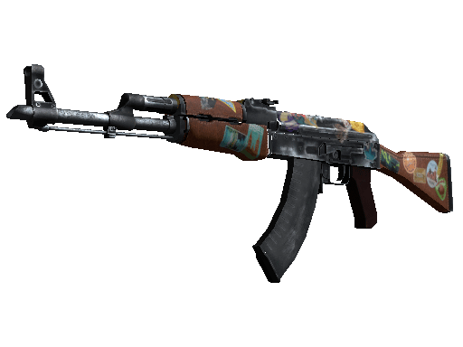 AK-47 | Jet Set (Well-Worn) Item Image
