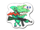 Sticker | Green Shark Shooter Item Image