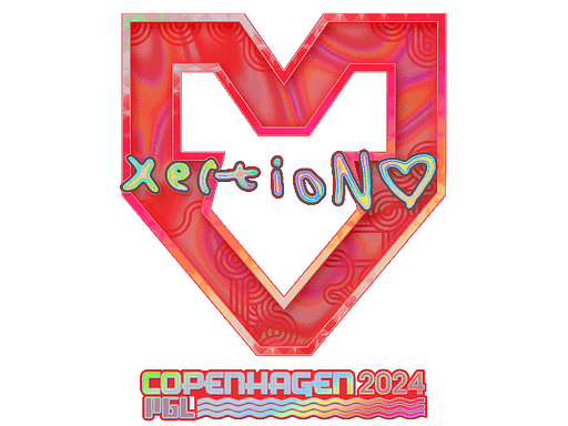 Sticker | xertioN (Holo) | Copenhagen 2024 Item Image