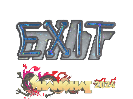 Sticker | exit (Glitter) | Shanghai 2024 Item Image