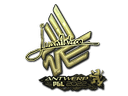 Sticker | juanflatroo (Gold) | Antwerp 2022 Item Image