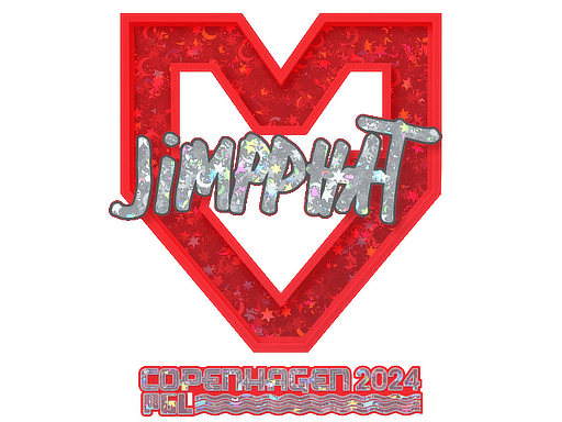 Sticker | Jimpphat (Glitter) | Copenhagen 2024 Item Image