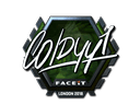 Sticker | COLDYY1 (Foil) | London 2018 Item Image