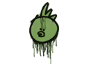 Sealed Graffiti | Bock Bock (Battle Green) Item Image