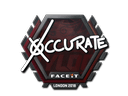 Sticker | xccurate | London 2018 Item Image