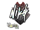 Sticker | NiKo (Glitter) | Paris 2023 Item Image