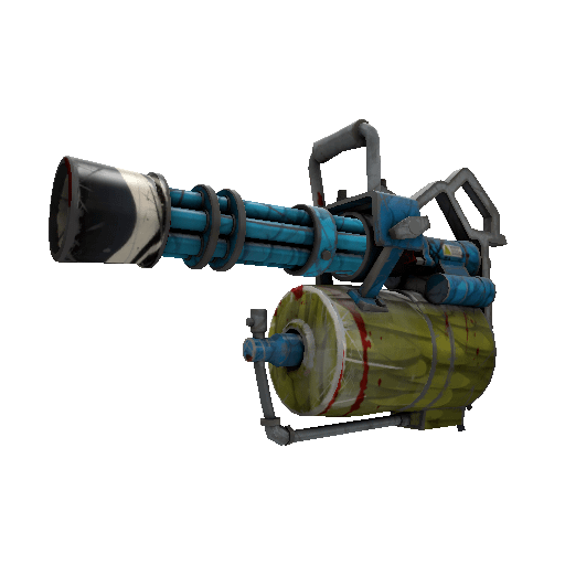Macaw Masked Minigun (Battle Scarred)
