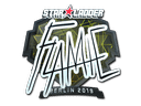 Sticker | flamie (Foil) | Berlin 2019 Item Image