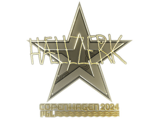 Sticker | hallzerk (Gold) | Copenhagen 2024 Item Image