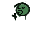 Sealed Graffiti | Smooch (Jungle Green) Item Image