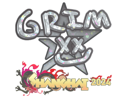 Sticker | Grim (Glitter) | Shanghai 2024 Item Image