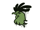Sealed Graffiti | Cocky (Battle Green)