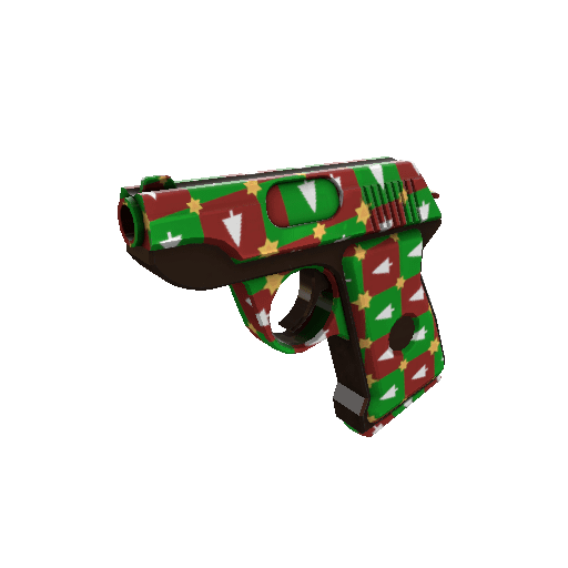Gifting Mann's Wrapping Paper Pistol
