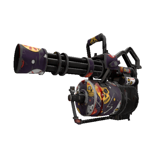 Calavera Canvas Minigun (Battle Scarred)