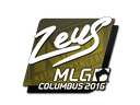 Sticker | Zeus | MLG Columbus 2016 Item Image