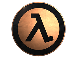 Copper Lambda Pin Item Image