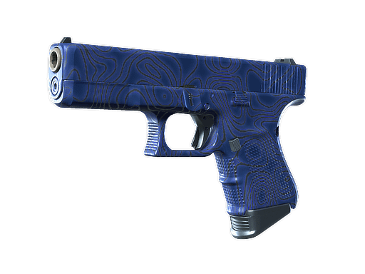 Glock-18 | Ocean Topo (Minimal Wear) Item Image