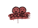 Sealed Graffiti | Double (Blood Red) Item Image