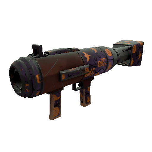 Unusual Isotope Spirit of Halloween Air Strike (Well-Worn) Item Image