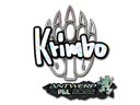 Sticker | Krimbo (Glitter) | Antwerp 2022 Item Image